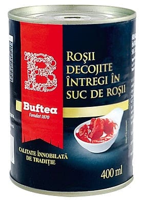 Oblio Discounter CONSERVE ROSII DECOJITE BUFTEA 390G INTREGI