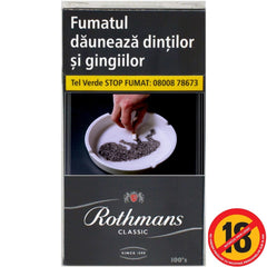 OBLIO DISCOUNTER TIGARI ROTHMANS CLASSIC BLACK 100S (10)