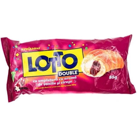 OBLIO DISCOUNTER LOTTO CROISSANT 85G DOUBLE CIRESE VANILIE (20)