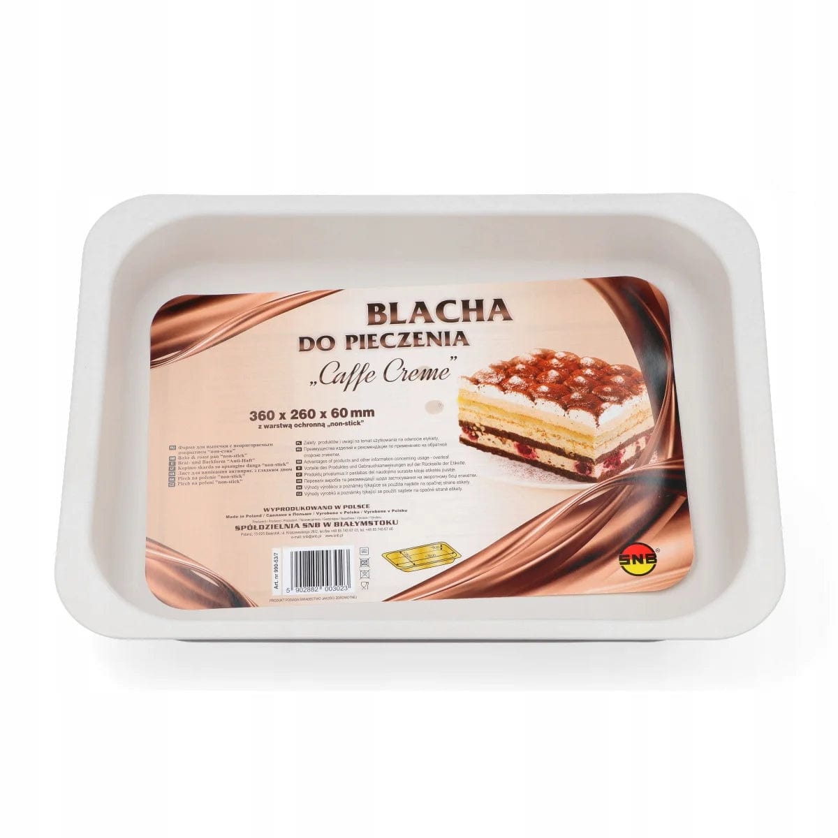 OBLIO DISCOUNTER TAVA COPT SANGIFT NON STICK CAFFE CREME 36*26*6CM