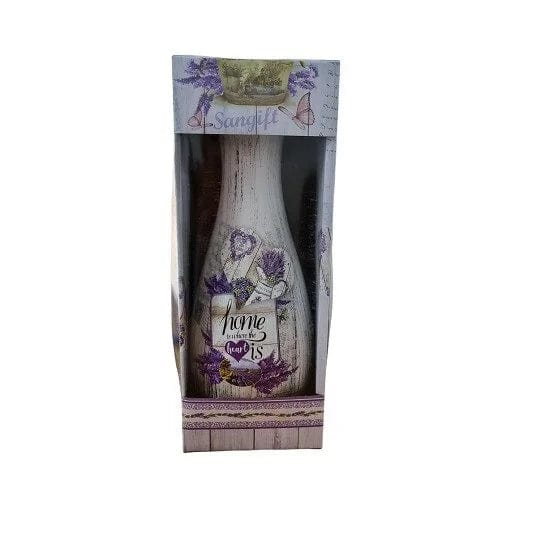 OBLIO DISCOUNTER VAZA SANGIFT BOMBATA LAVANDA 25CM