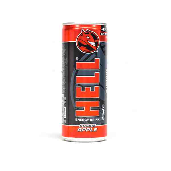 OBLIO DISCOUNTER ENERGIZANT HELL 250ML APPLE STRONG (24)