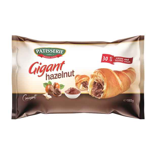OBLIO DISCOUNTER CROISSANT PATISSERIE 180G GIGANT ALUNE (12)