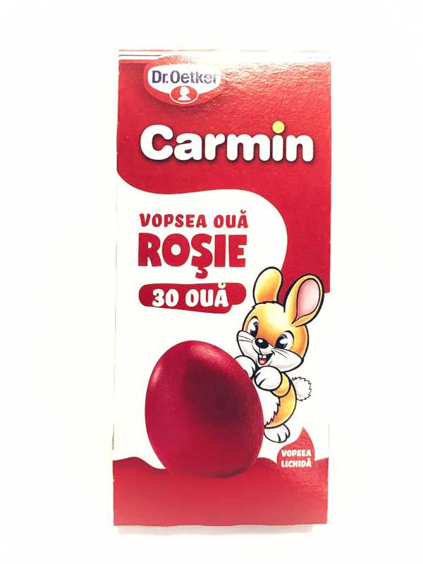 OBLIO DISCOUNTER DR.OETKER VOPSEA CARMIN 6G LICHIDA ROSU 30 OUA