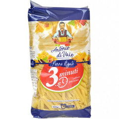 OBLIO DISCOUNTER PASTE ANTONIO DI VAIO 500G PENNE RIGATE GRAU DUR 3 MIN