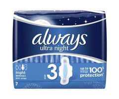 OBLIO DISCOUNTER ABSORBANTE ALWAYS 7/BUC ULTRA NIGHT (20)