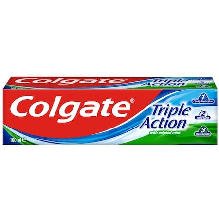 OBLIO DISCOUNTER PASTA DINTI COLGATE 100ML TRIPLE ACTION MINT