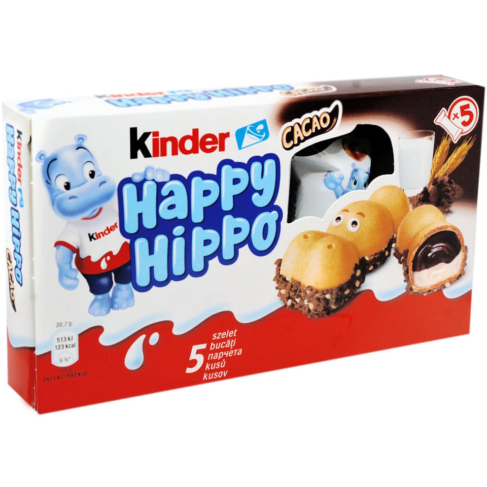 OBLIO DISCOUNTER KINDER HAPPY HIPPO 5/BUC CACAO