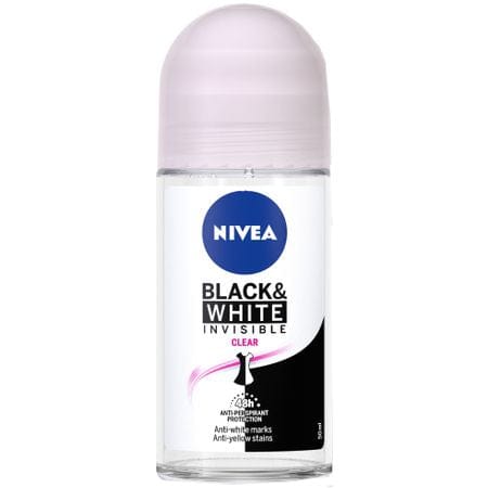 OBLIO DISCOUNTER ROLL-ON NIVEA 50ML DAMA BLACK&WHITE CLEAR (30)