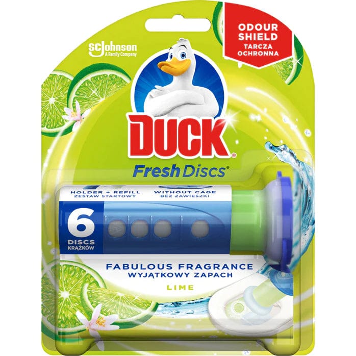 OBLIO DISCOUNTER ODORIZANT WC DUCK 36ML FRESH DISCS LIME (6)